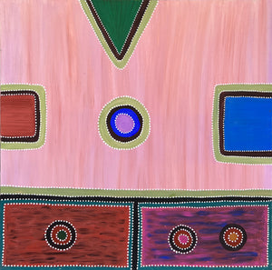 Kathy Ramsay's - Warlawoon- 100cm x 100cm