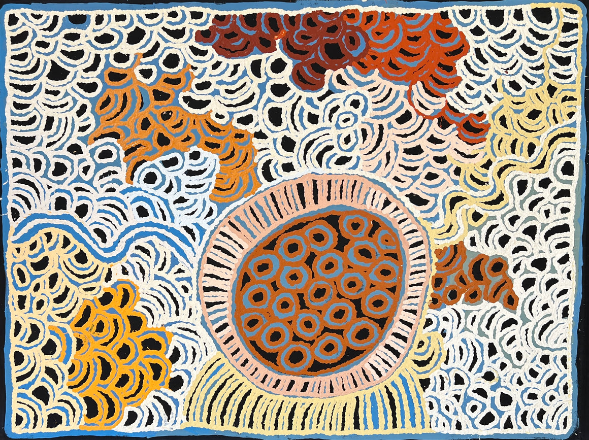 Tjarlirli Rockhole  - 91.4cm x 121.9cm