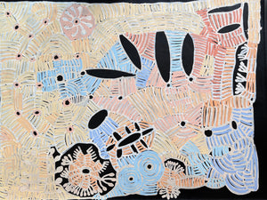 Kapi Tjukitji & Bush Mangarri Tjuta, Nyunmanu- 91.5cm x 122.5cm