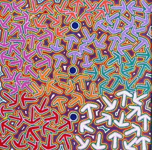 Emu Dreaming - 76cm x 76cm
