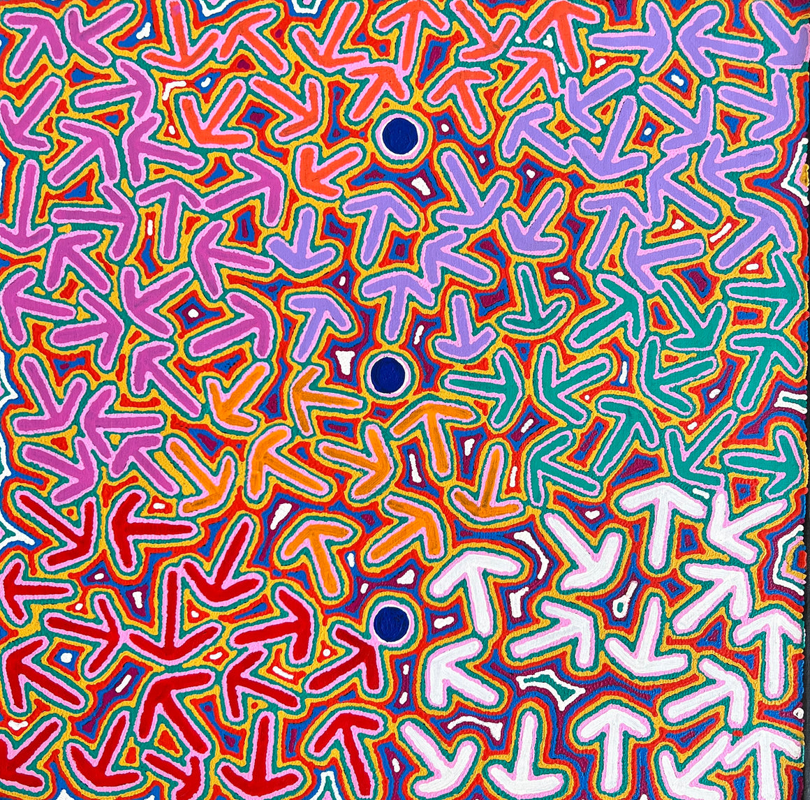 Emu Dreaming - 76cm x 76cm