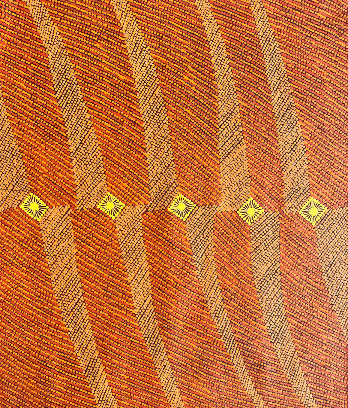 Desert Fringe-rush Seed Dreaming - 107cm x 91cm