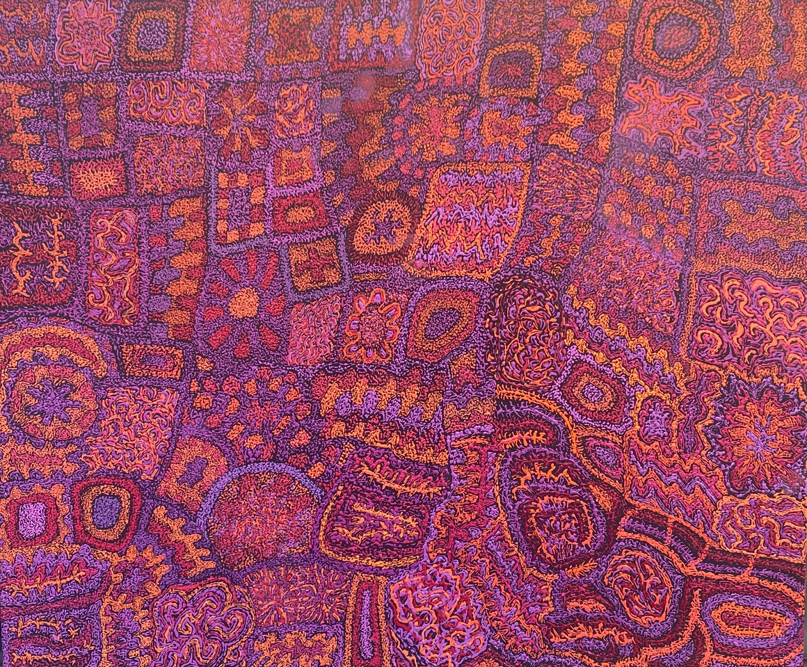 Purkitji Camp - 122cm x 101.6cm